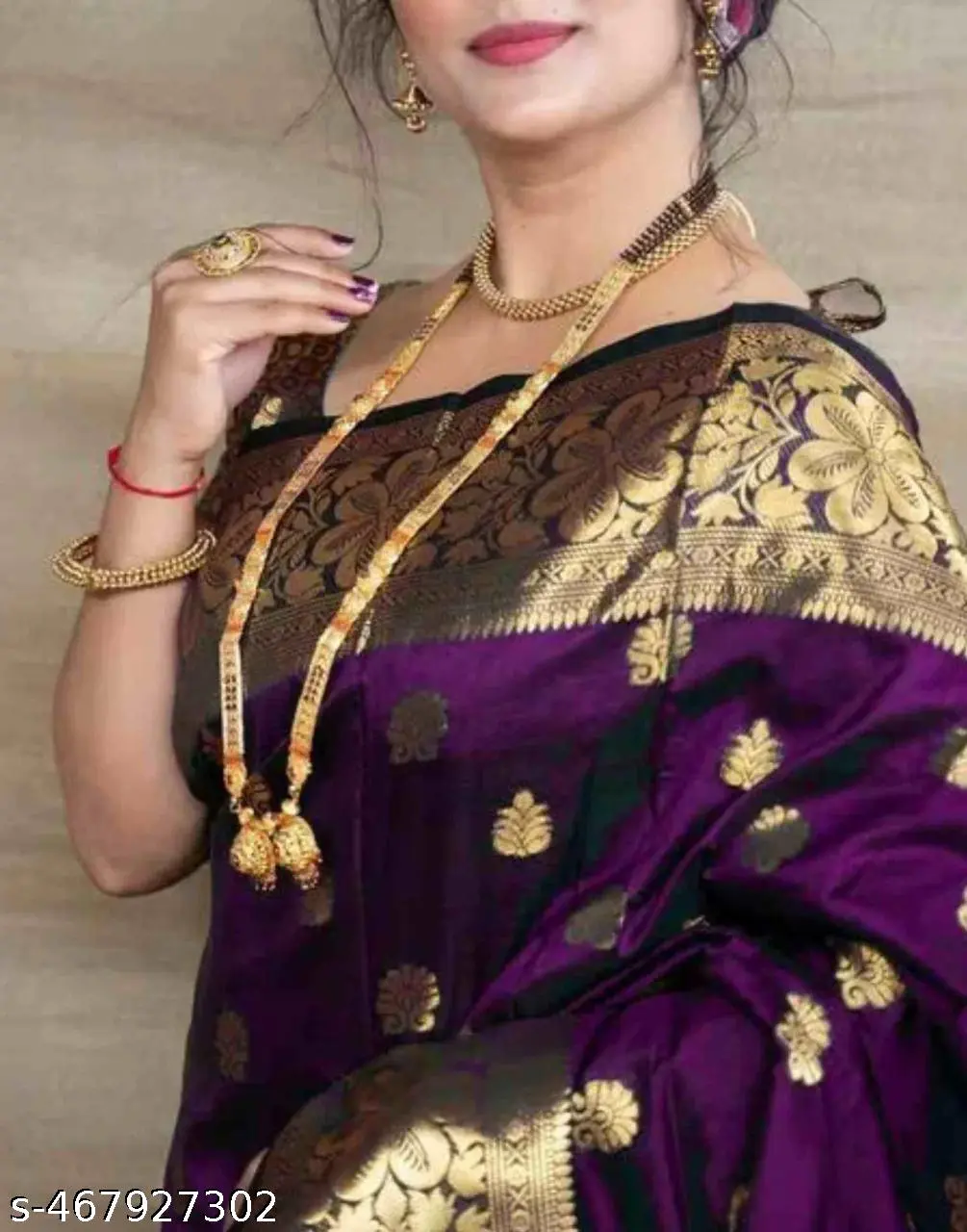 Seraglio Silk Saree & Blouse Piece - Image 4