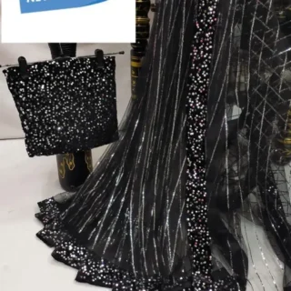 Elegant Net Saree: Sheer Beauty
