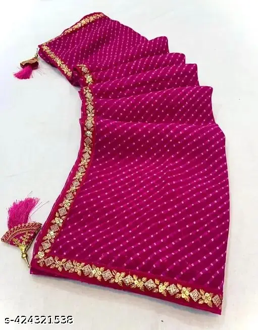 Vibrant Sarees: Leheriya, Bandhani & More - Image 2