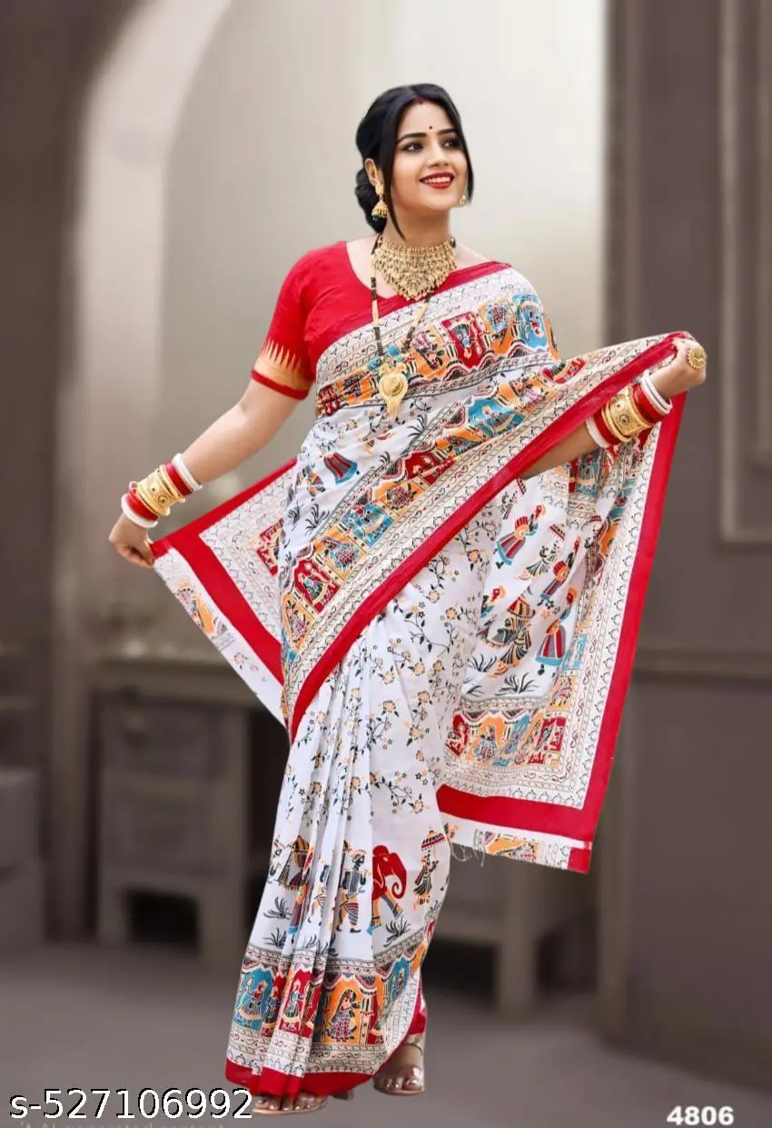 Kalyani Sambalpuri: Handwoven Cotton Saree Elegance - Image 2