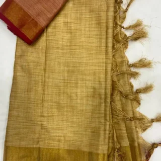 Elegant Silk Cotton Linen Sarees