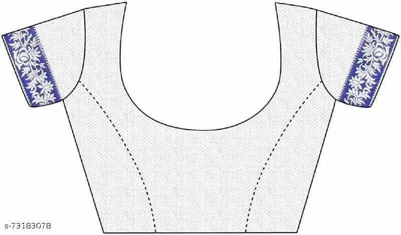 SelfDesign Velvet Saree Blouse - Image 4