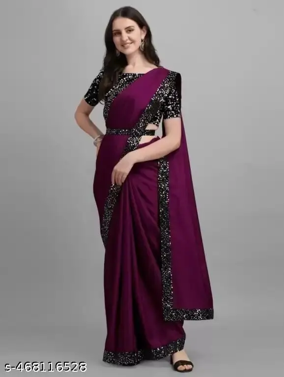 Trending Saree with Matching Blouse Piece - Image 2