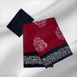 Jaipuri Mulmul Cotton Saree Blouse