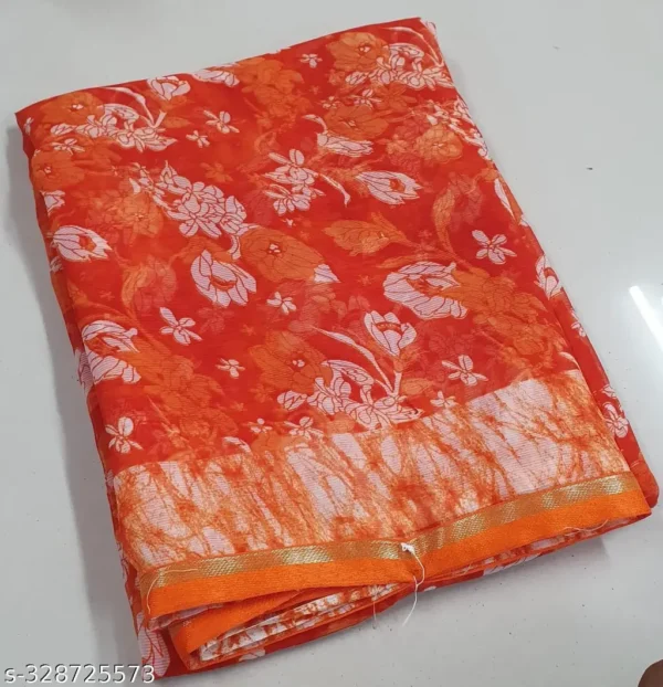 Kasmora Printed Saree Blouse: New Design