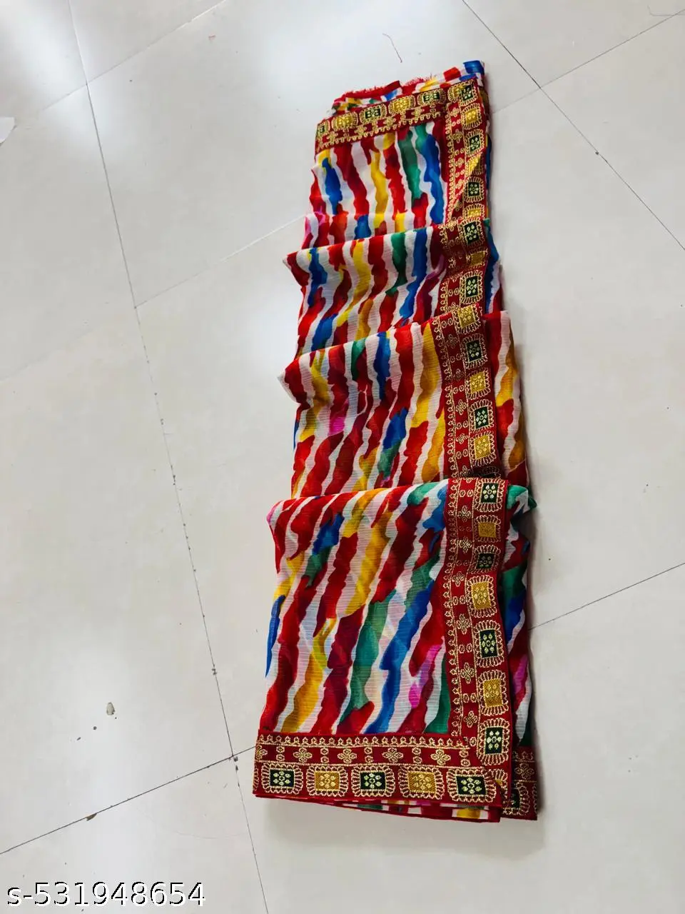 Exquisite Bandhani Georgette Saree Collection - Image 4
