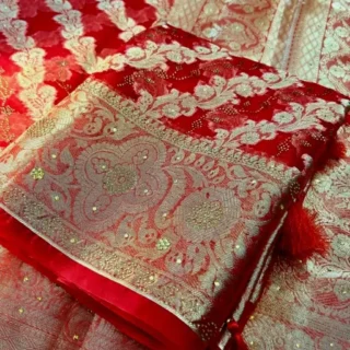 Elegant Organza Silk Saree