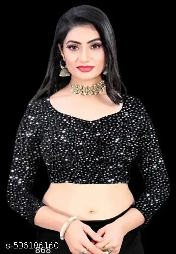 Ready To Wear Black Ruffle Saree - Image 2