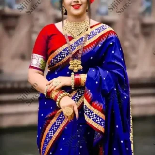 Sambhal Puri Bomkai Buti Saree