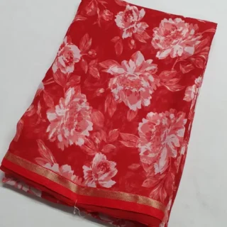 Shivan Print Georgette Saree Blouse