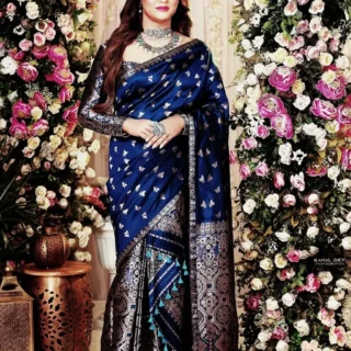 Mixed Poly Paat Mekhela Sador