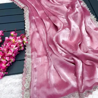 Jimmy Chu Organza Sarees: Party Wear