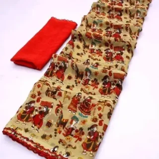 Georgette Saree: Light, Luxurious, Lovely