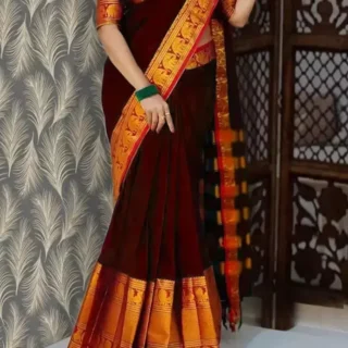 otg1n_1024.webp Narayanpet Cottonsilk Saree with Blouse Piece