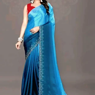 Chinnon Peding Saree: Beautiful Work Blouse