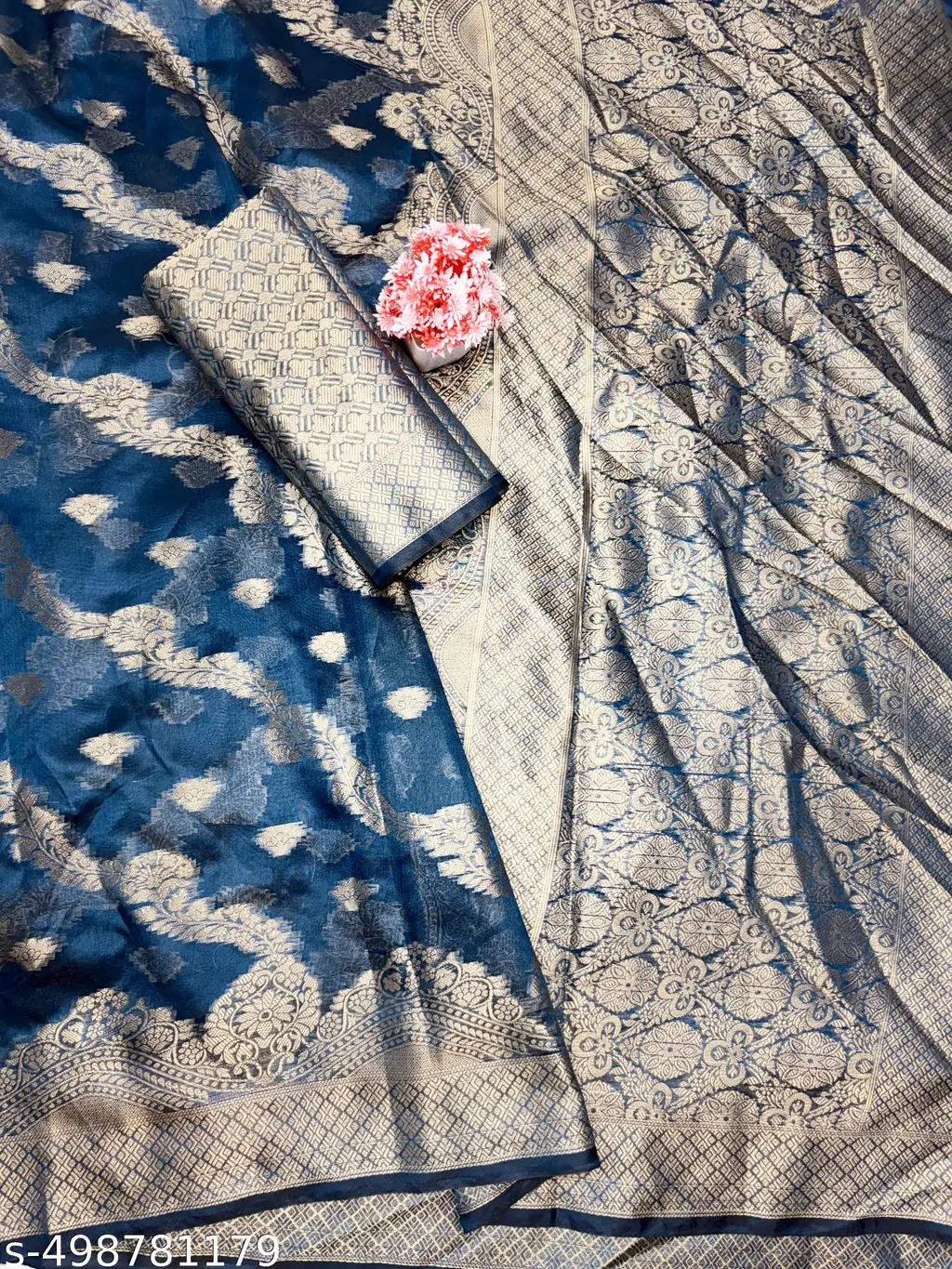Biutiful Organza Saree - Image 2