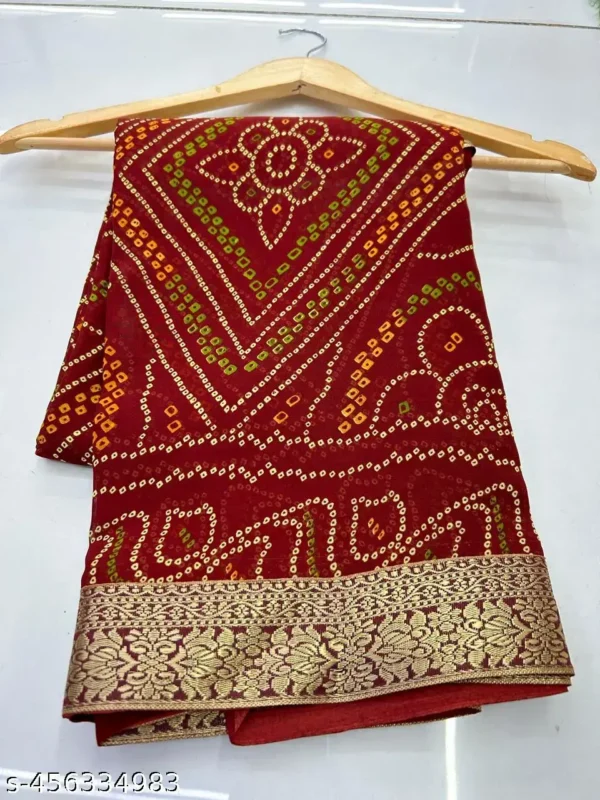 Festive Printed Georgette Saree Collection