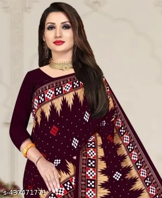 Printed Cotton Sambalpuri Saree Collection - Image 4