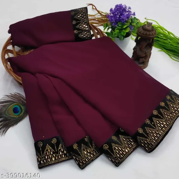 plct0_1024.webp Hotfix Georgette Saree with Diamon & Lace
