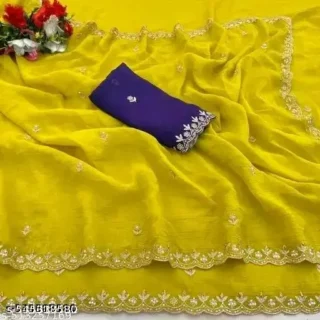 Trendy Handwork Saree for Women