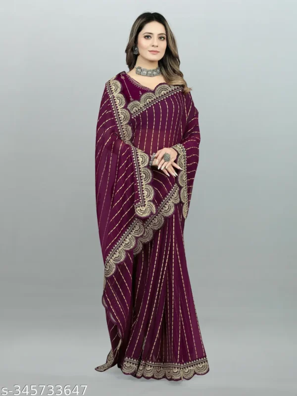 Georgette Lace Blouse Saree Capsule