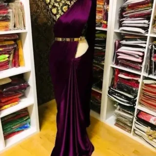 Elegant Satin Sarees: Lustrous & Lovely