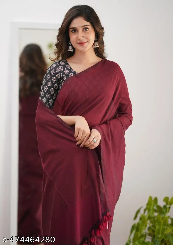 Exclusive Cotton Saree: Timeless Elegance - Image 4