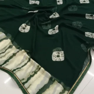 Trendy Sibori Georgette Saree: Affordable Elegance