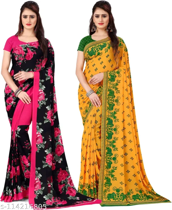 Everyday Prints: Saree & Blouse Set
