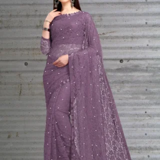 Brasso Net Saree: Elegant Drape