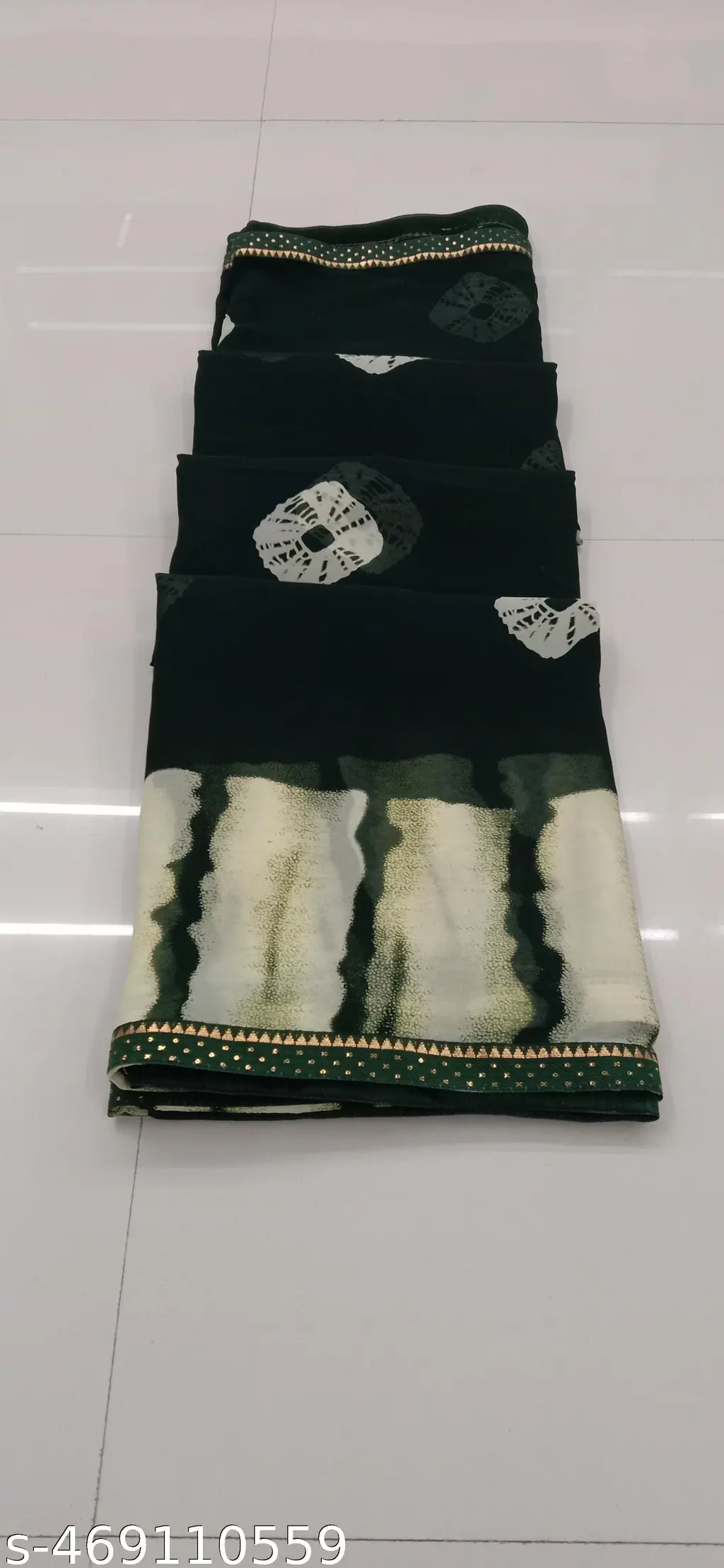 Trendy Shibori Georgette Saree Affordable Elegance - Image 3