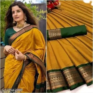 Elegant Jacquard Saree: Weddings & Parties