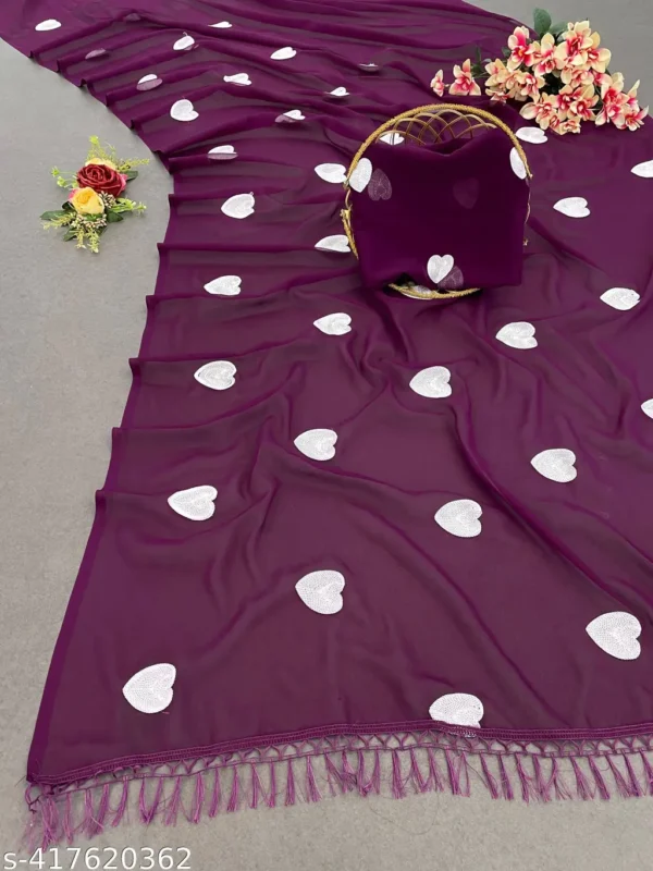 r6lan_1024.webp Embroidered Heart Georgette Saree