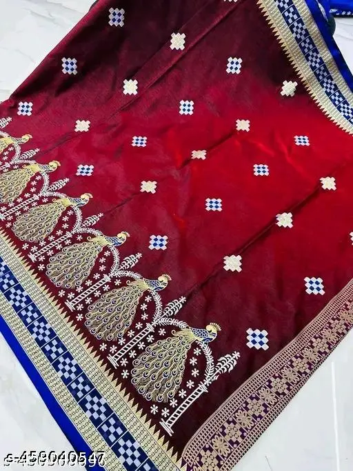 Sambhalpuri Embroidery Fancy Saree - Image 2