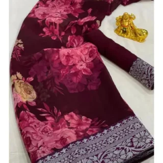 rdwtl_1024.webp Designer Georgette Lace Saree Blouse