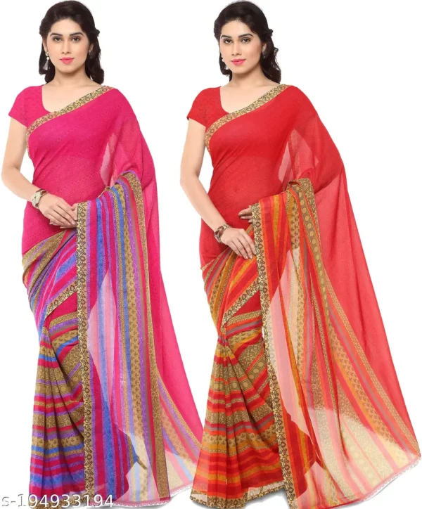Royalstop Georgette Saree: Daily Elegance