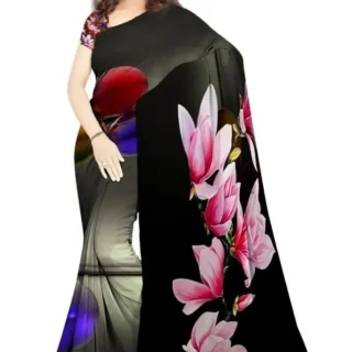 Digital Printed Saree Blouse: Party Ready