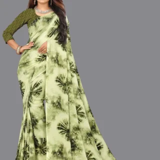 Raniar Georgette Daily Saree & Blouse
