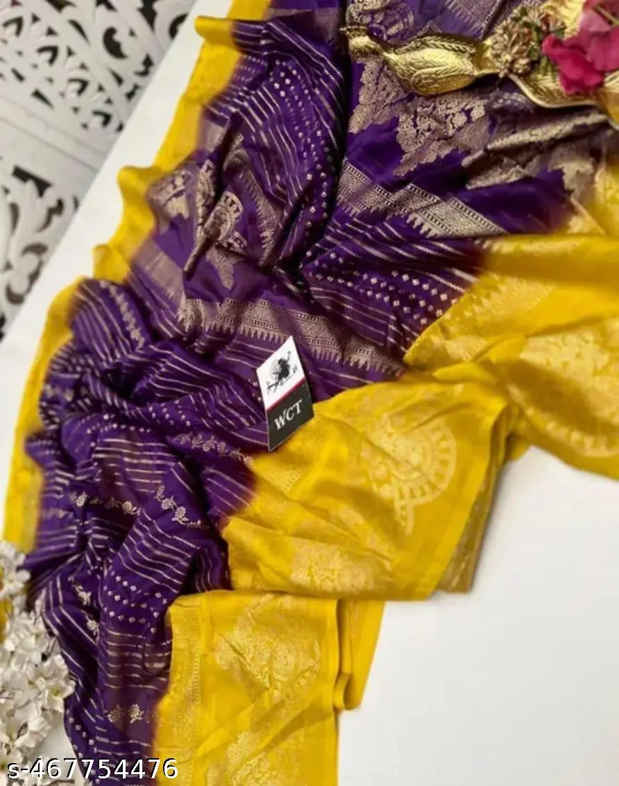 Printed Chiffon Saree: Lightweight Elegance - Image 2