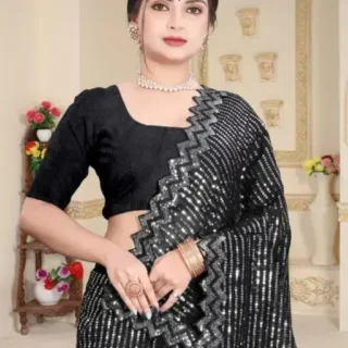Sequins Saree: Unique Design & Style
