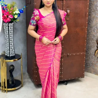 Elegant Brasso Designer Saree