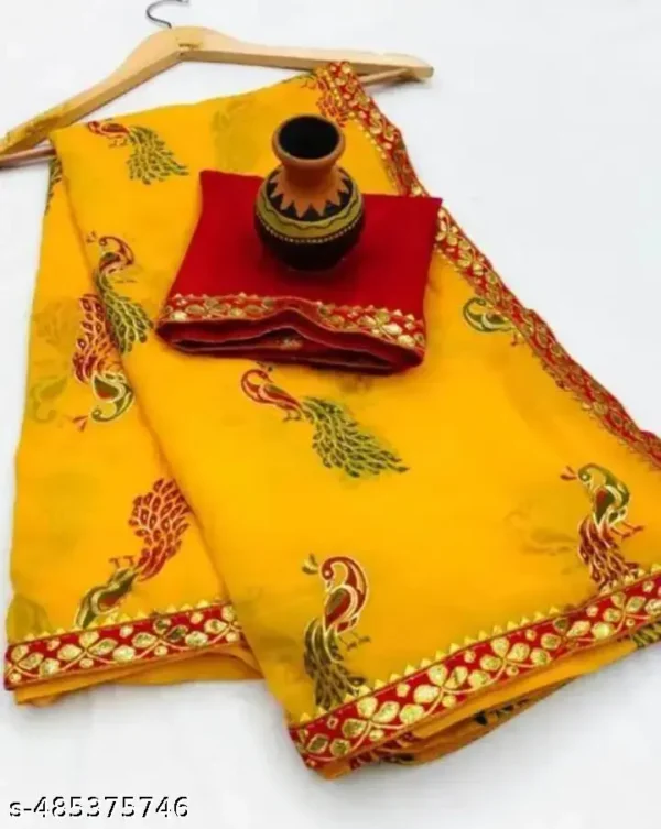t8quf_1024.webp Yellow Matka Georgette Bandhej Saree
