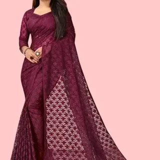 ta8ti_1024.webp Elegant Net Saree: Sheer Drape