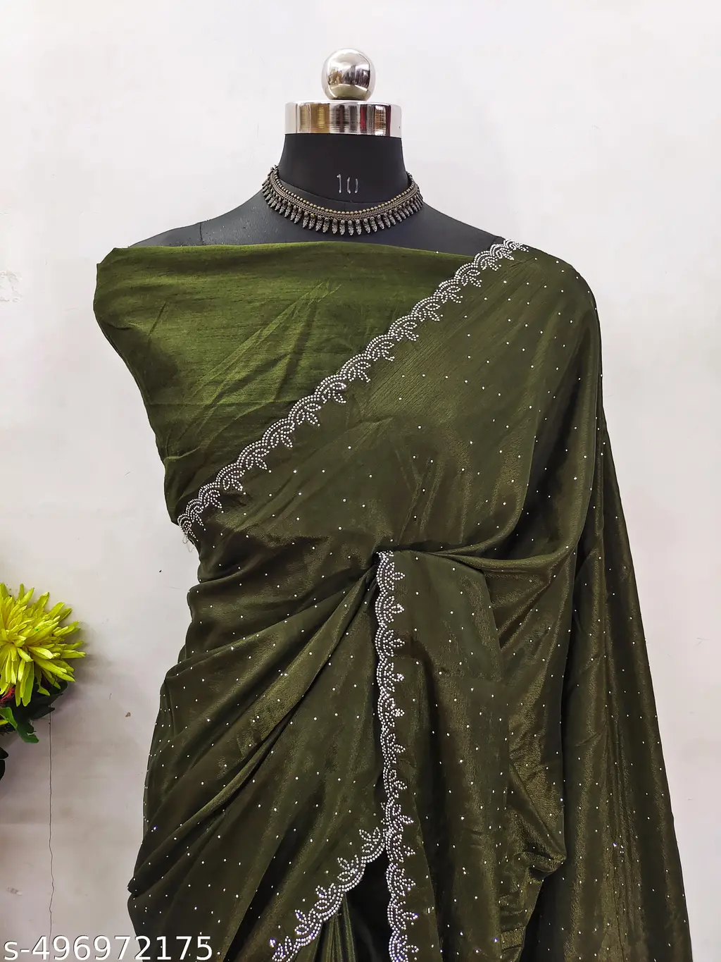 Ready to Wear Georgette Party Saree - Image 3