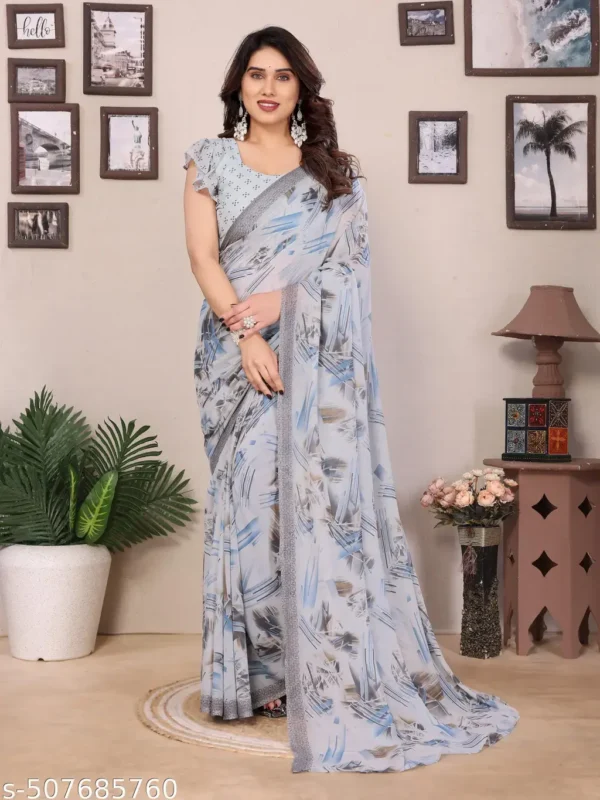 twc33_1024.webp Trendy Printed Georgette Saree Blouse Fabric