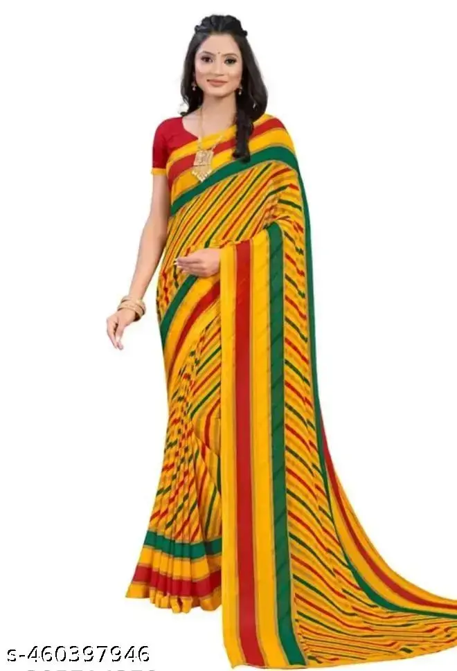 Everyday Elegance: Women's Printed Saree - Image 3