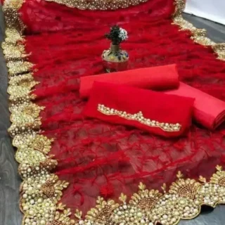 Elegant Women's Designer Saree