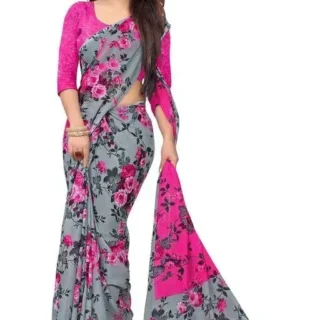 uuozo_1024.webp Designer Floral Georgette Saree