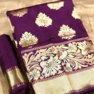 Trendy Jacquard Saree