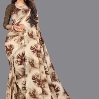 Daily Wear Print Georgette Saree